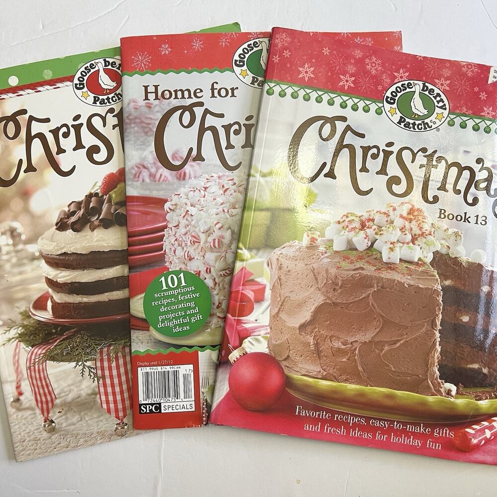 Set Christmas Gooseberry Patch Books Recipes Decorating Festive Projects